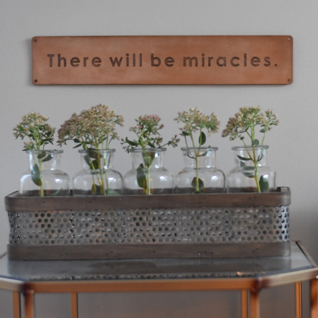 Leather Sign | There Will Be Miracles