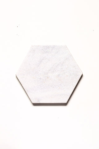 Hexagon - White Marble