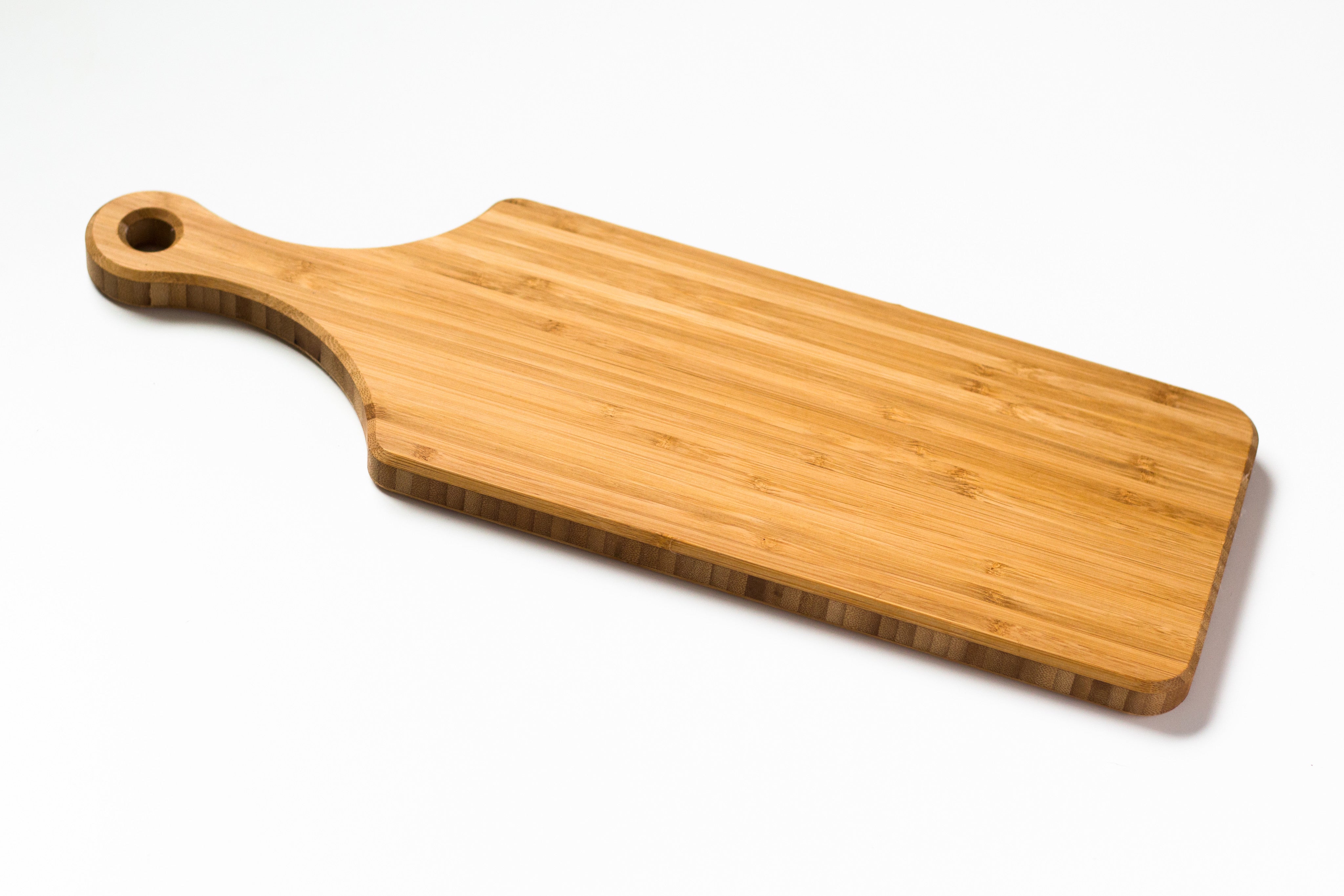 Cutting Board - Bamboo Board with Handle - Medium